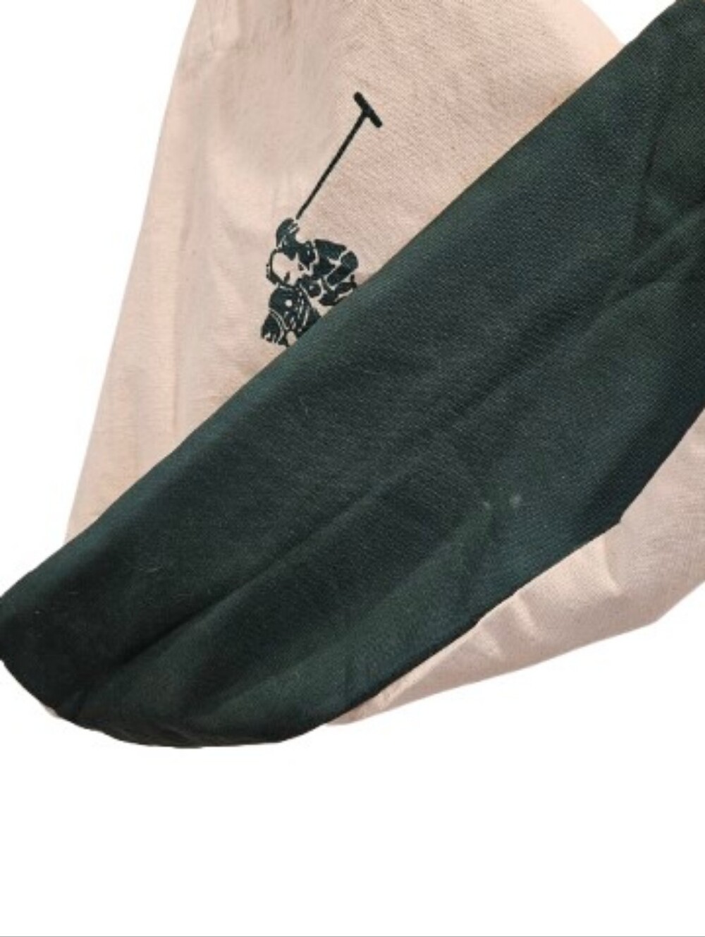 Polo Ralph Lauren Waterkeeper Alliance Organic Cotton Canvas Tote Bag Green Pony - Picture 5 of 8